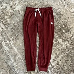 Vuori performance jogger - brick heather - size XS